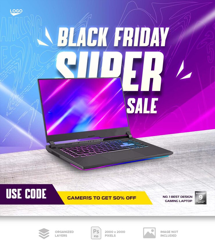 PSD publicación de venta de viernes negro