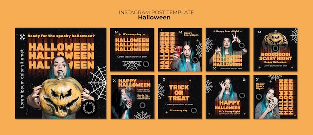 Las publicaciones de instagram de la celebración de halloween