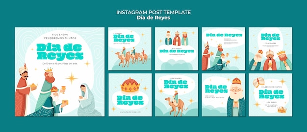 Las publicaciones de Instagram de la tradición de Reyes Magos