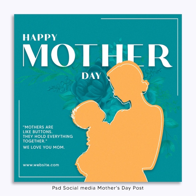Publicaciones en las redes sociales para el Día de las Madres