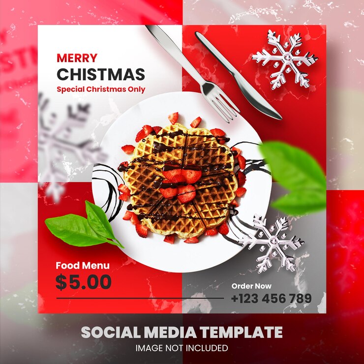 PSD publicar promoción especial de navidad en redes sociales