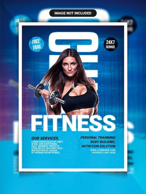 PSD publication sur les réseaux sociaux du club de remise en forme