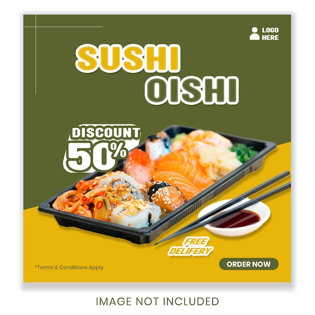 Publication Sur Les Réseaux Sociaux Du Restaurant De Sushis