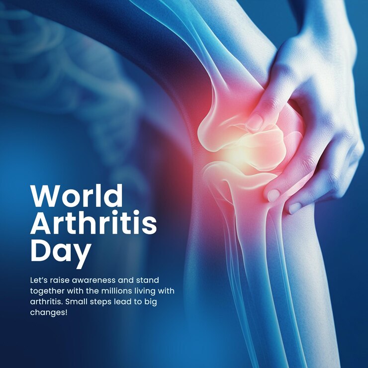 PSD une publication sur les réseaux sociaux pour la journée mondiale de l'arthrite