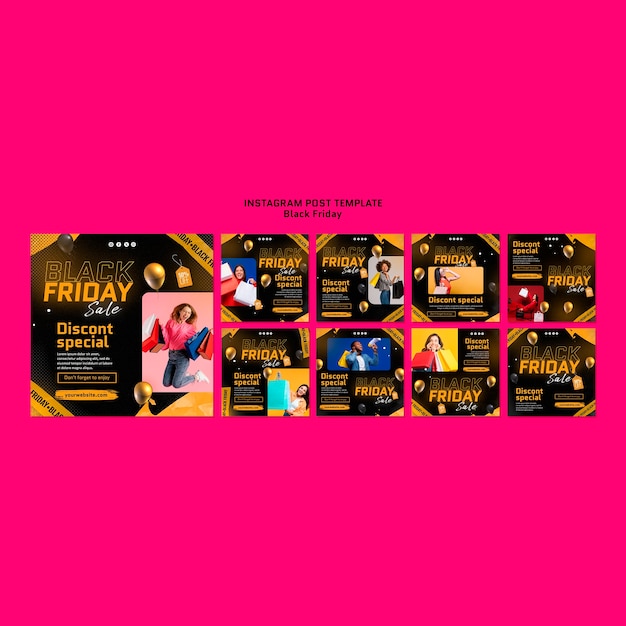 PSD publications instagram des soldes du black friday