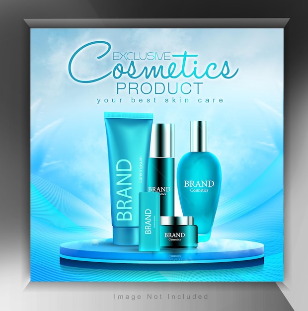 Publicidade de produtos cosméticos exclusivos