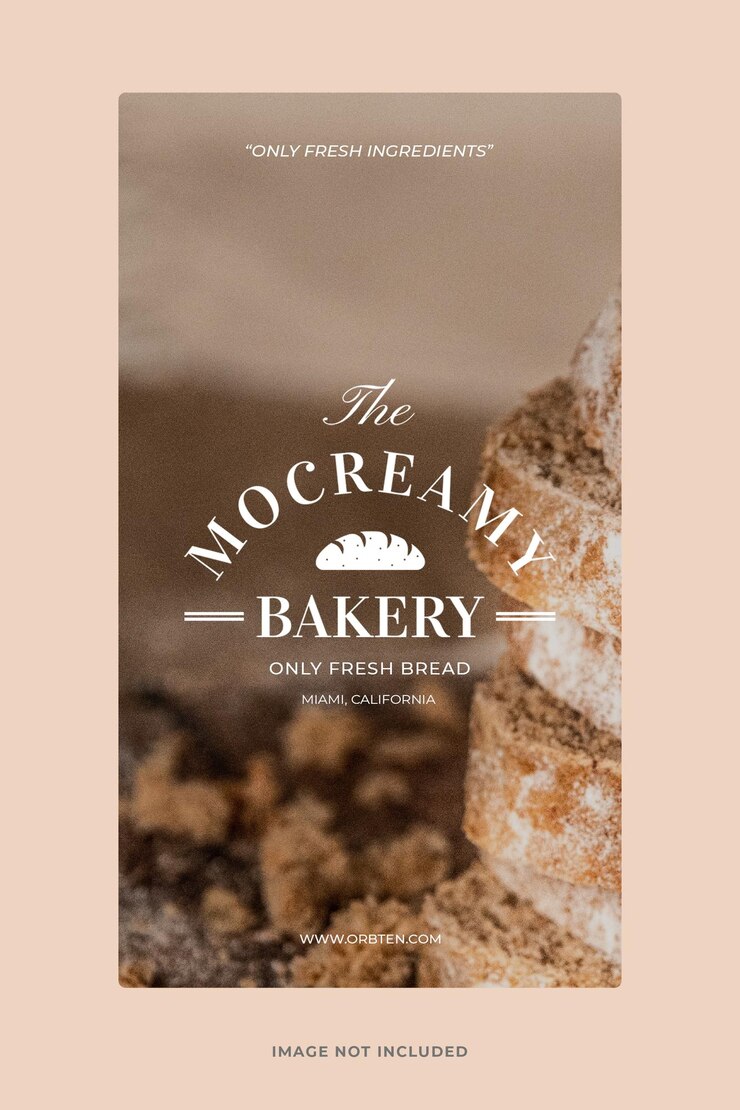 Une publicité de boulangerie Histoires Instagram Modèle PSD