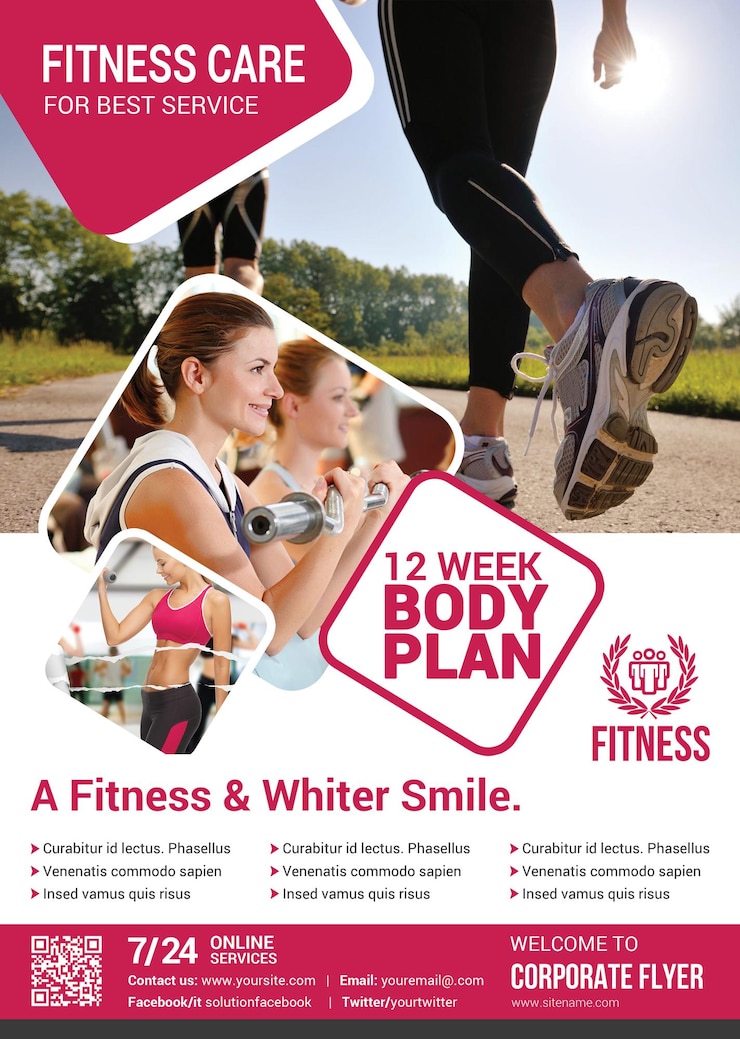 PSD une publicité pour un régime de santé qui montre une femme faisant de l'exercice et souriante