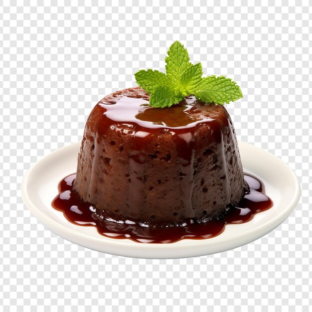 PSD pudding d'ombre isolé sur un fond transparent