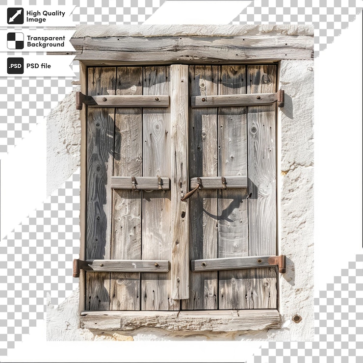 PSD una puerta de madera con una puerta de madera que dice entrar en ella