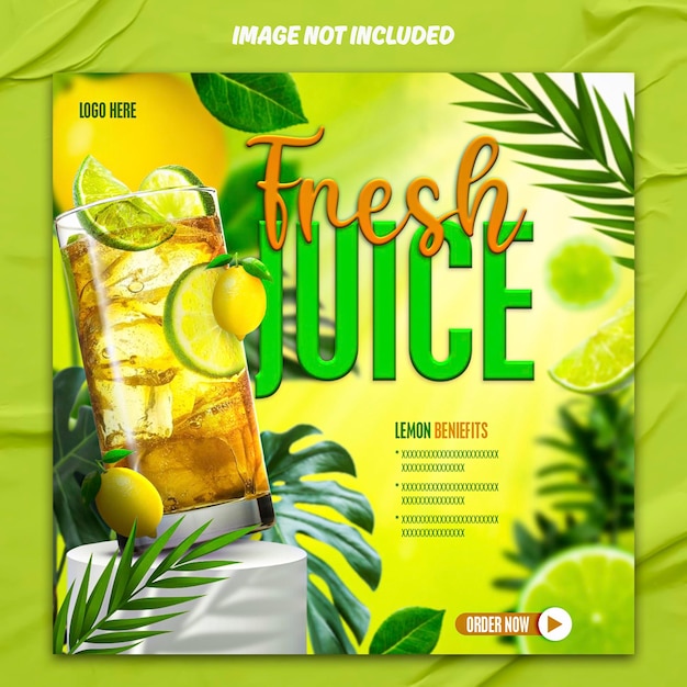 puesto de jugo fresco