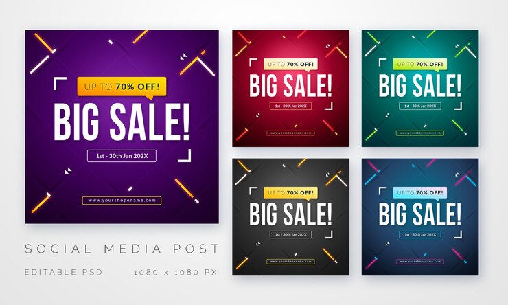Puesto de venta para redes sociales
