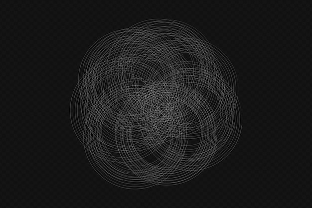 Puff de fumée blanche isolée sur un fond noir transparent png effet spécial d'explosion de vapeur