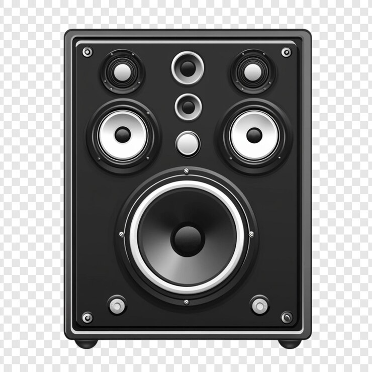 PSD puissant système de haut-parleurs noirs technologie de musique audio forte