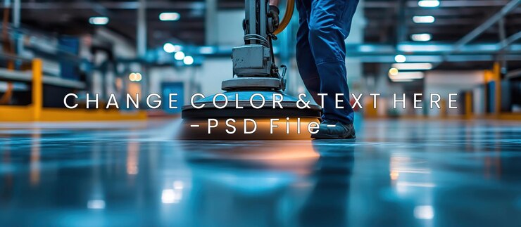 PSD el pulido de pisos industriales es un resultado brillante