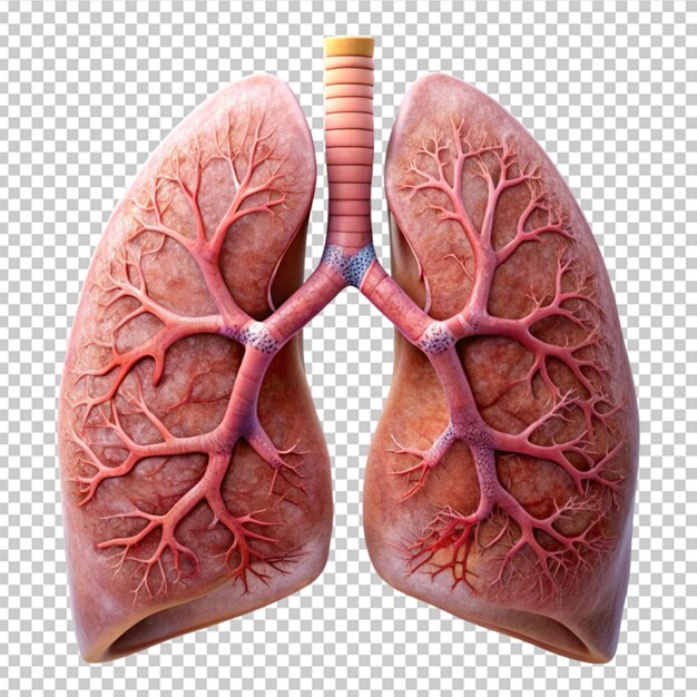 PSD pulmones humanos