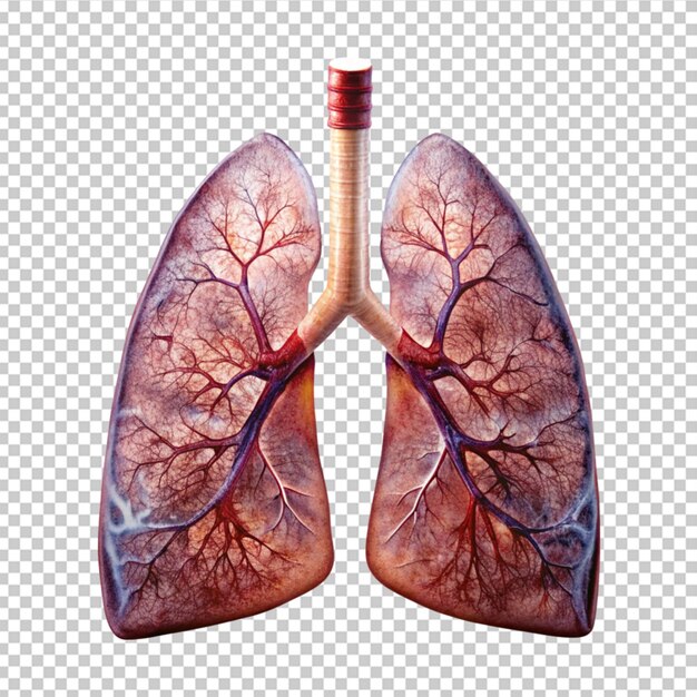 PSD pulmones humanos