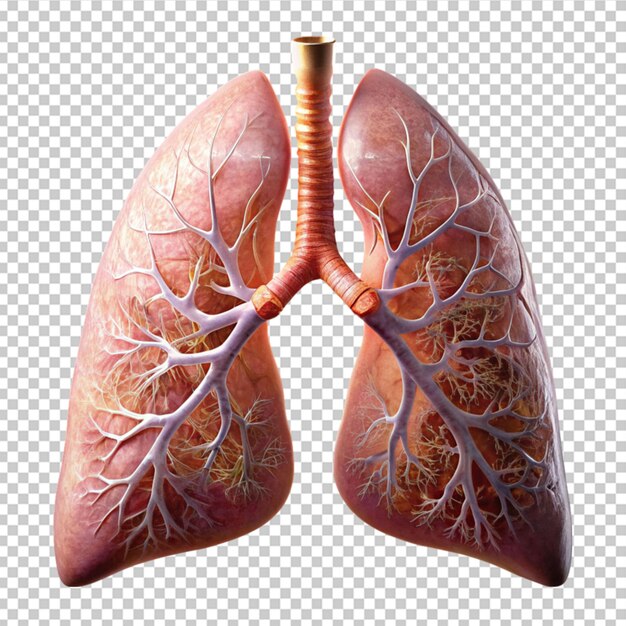 PSD pulmones humanos