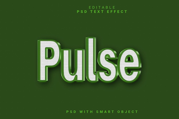 Puls 3D-Text-Effekt