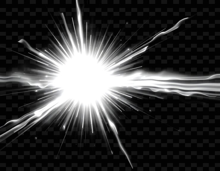 PSD pulsación de rayos gamma explosiones intensas de luz blanca abrasadora pulsan una textura de luz inspirada en el neón y2k