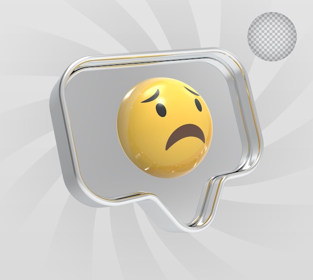pulsante cartoon Reazioni Emoji con reazione New Care