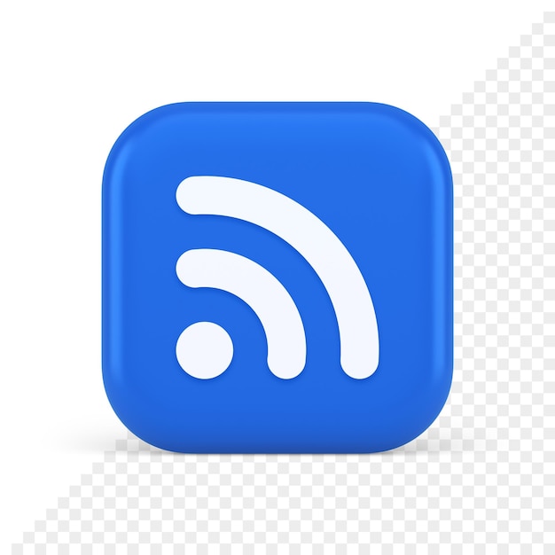Pulsante di accesso Wi-Fi disponibile segnale di connessione internet wireless icona realistica 3d