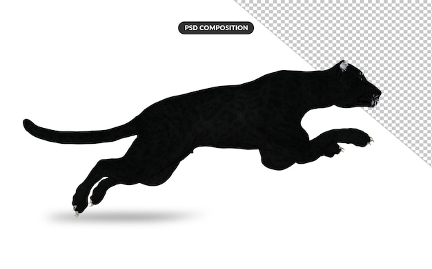 Puma renderização 3d