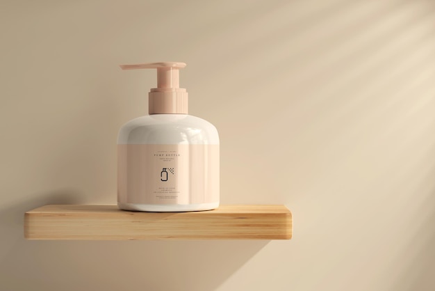 Pumpfflaschen-Mockup