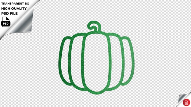 PSD pumpkin design2 art vector icon luxury leder grün textur psd durchsichtig