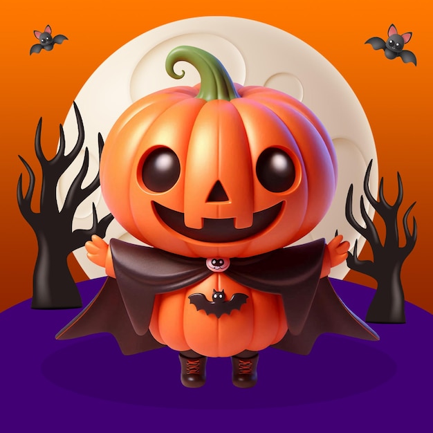 Pumpkins Dracula 3D (en inglés)