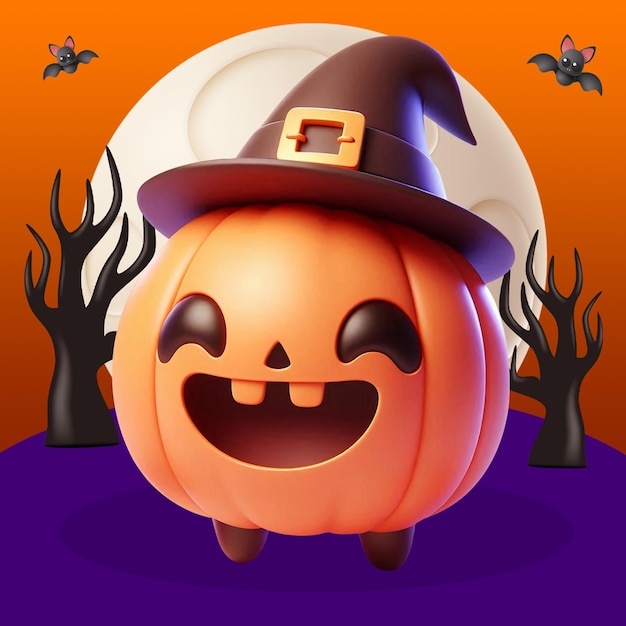 Pumpkins Halloween 3D 4