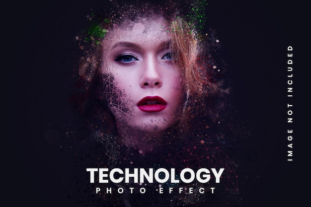 Punti tecnologici ed effetti fotografici astratti