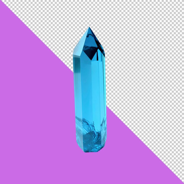 PSD el punto azul de cristal