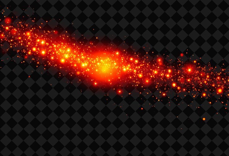 PSD puntos brillantes de luz que brillan intensamente inspirados en el fondo de neón de y2k