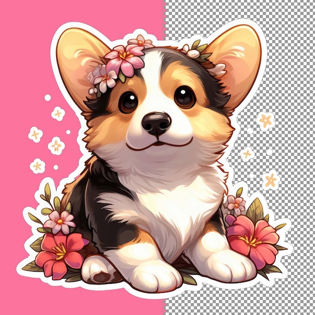 PSD puppy vector art brincalhão png