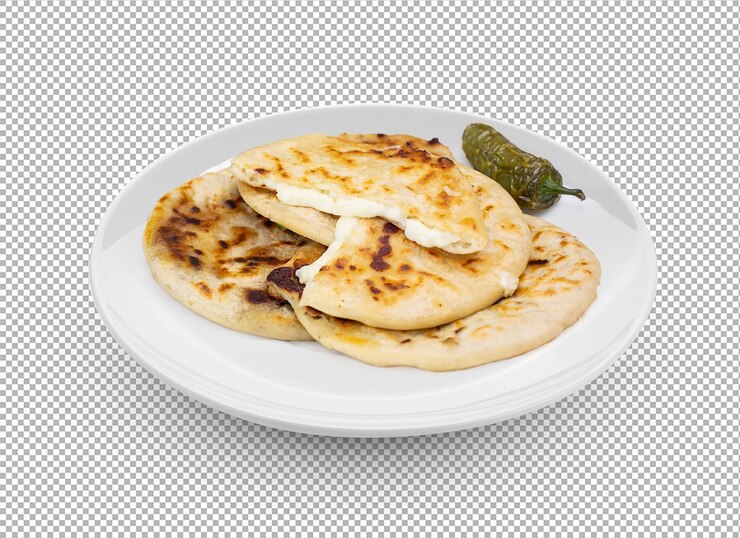 Pupusas cibo di strada messicano