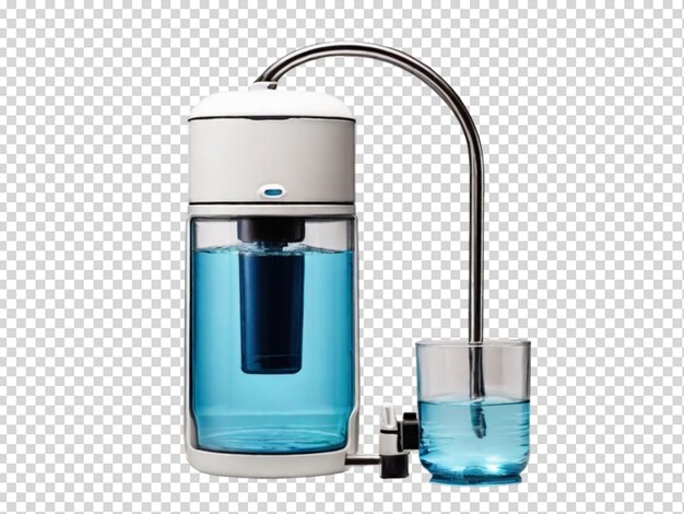 PSD purificateur d'eau isolé sur un fond transparent