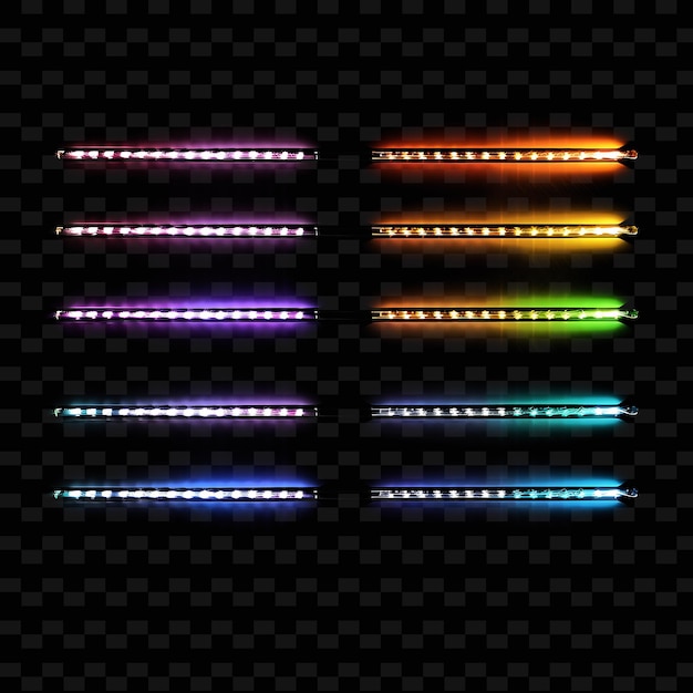 Purificateurs Muraux Led Télécommandés Avec Couleurs Réglables Si Y2k Fond Décoratif Lumineux Au Néon