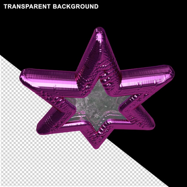 PSD purple star