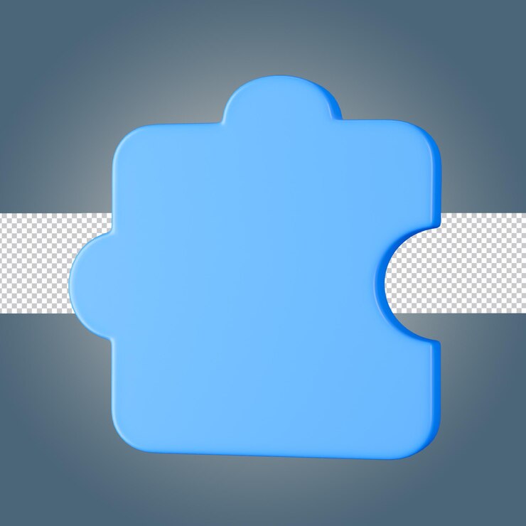 PSD puzzle 3d-symbol