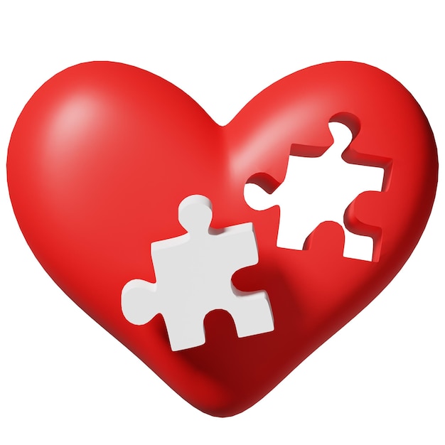 PSD puzzle d'amour