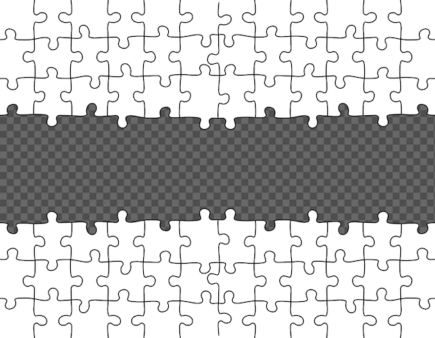 Puzzle avec un centre manquant