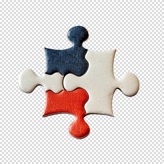 PSD puzzle isolé sur un fond transparent