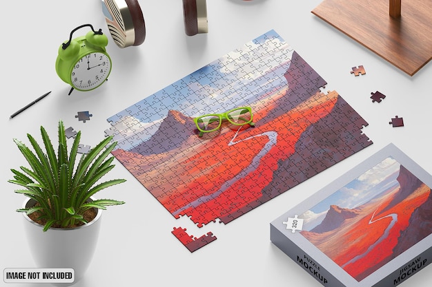 Puzzle Mockup 320 pièces 16x20 9 pièces