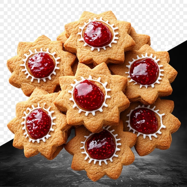une pyramide de biscuits avec le mot grenade en bas