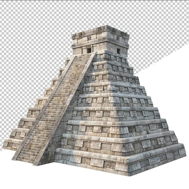 PSD une pyramide faite de briques avec une pyramide dessus