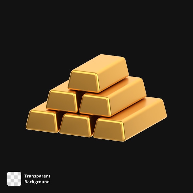 Pyramide mit Goldstäbchen