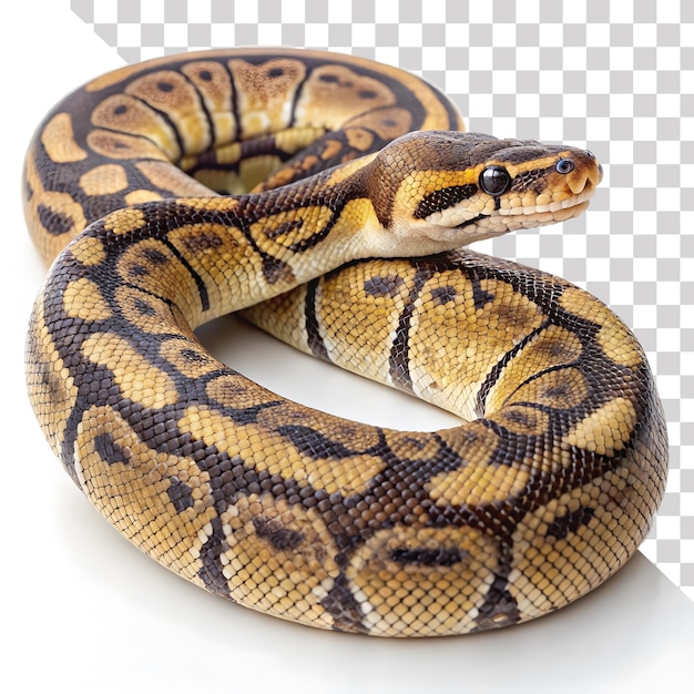 Python Snake PNG con sfondo trasparente Python Snake isolato per la fauna selvatica e il design della natura