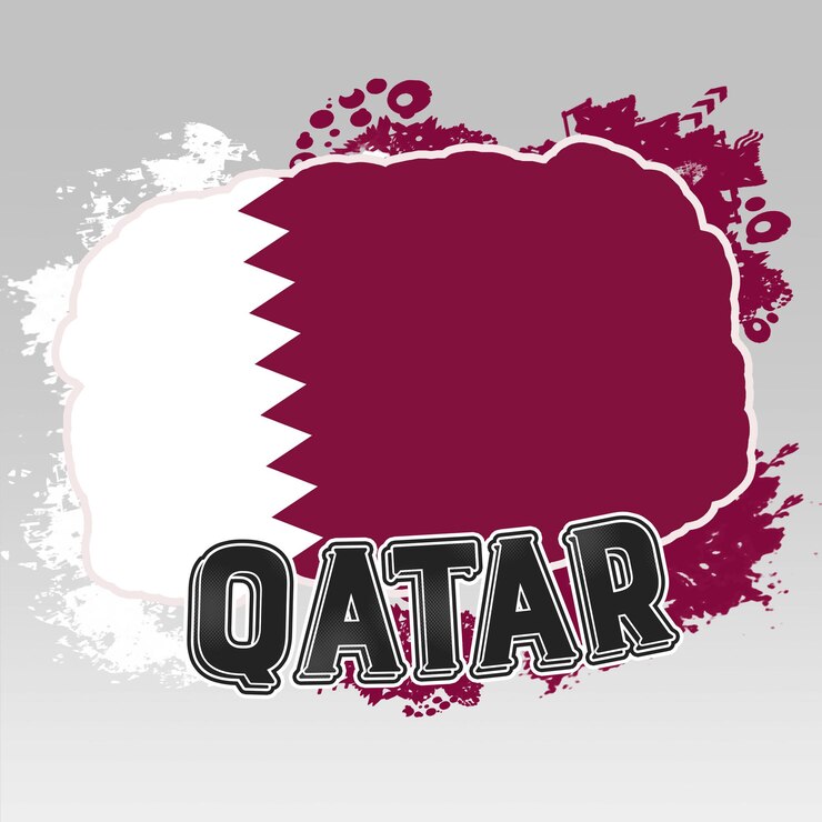 PSD qatar flag