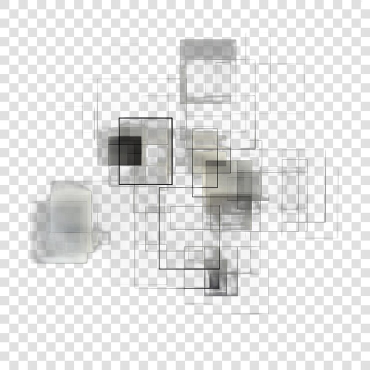 PSD quadrate formen licht